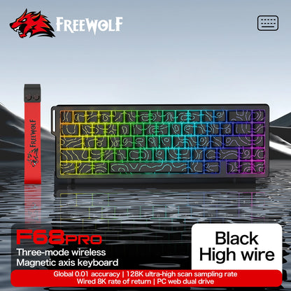 Magnetic Switch Keyboard ATTACK SHARK X68HE - ElectronAge