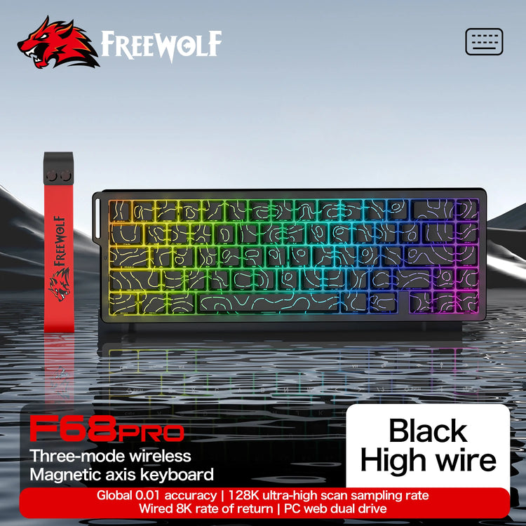 Magnetic Switch Keyboard ATTACK SHARK X68HE - ElectronAge