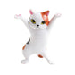 1/4Pcs Cats Pen Holder Funny Cat Doll Ornaments Crafts Earphone Support For Room Office Desk Home Decoration Accessories