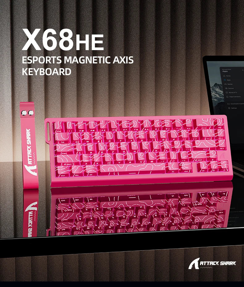 ATTACK SHARK X68HE Magnetic Keyboard - ElectronAge