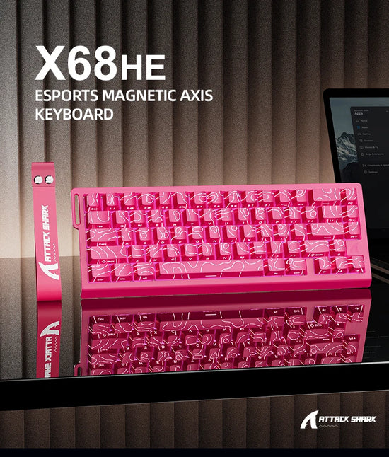 ATTACK SHARK X68HE Magnetic Keyboard - ElectronAge