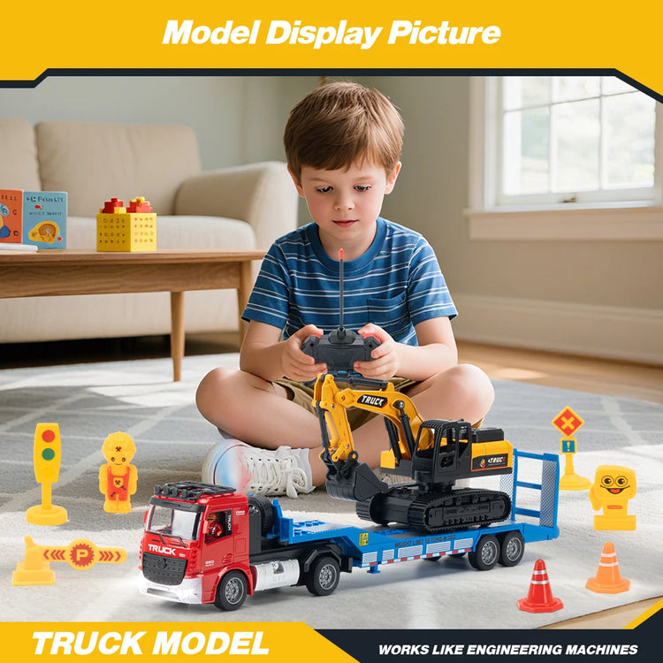 ZWN Remote Control Flatbed Truck Rc Car - ElectronAge
