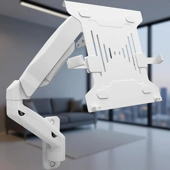 Height-Adjustable Pneumatic Laptop Wall Mount - ElectronAge