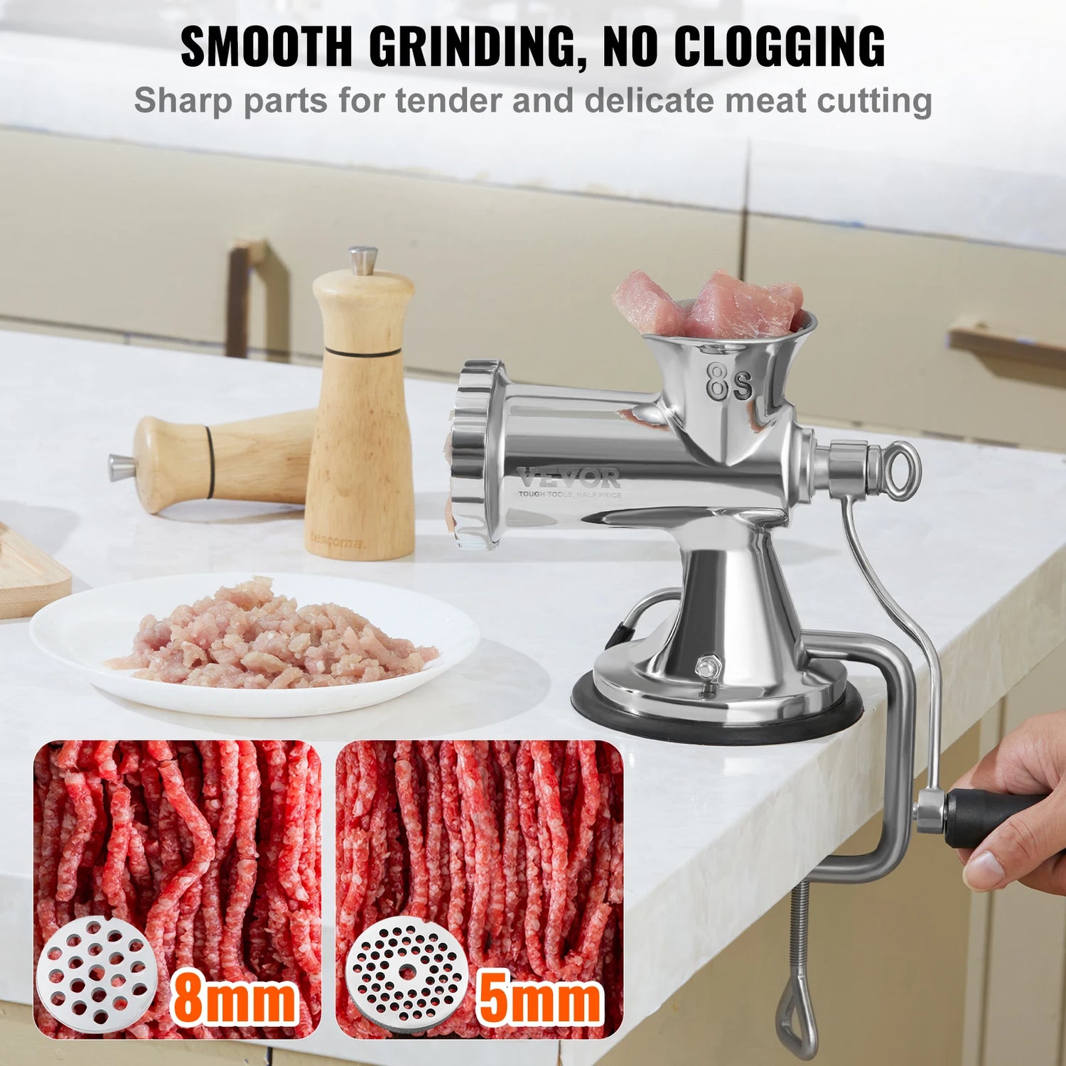 SucceBuy Manual Meat Grinder 304 - ElectronAge