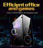 AOTESIER PC Gaming With Core i7-4790 Processor/512G SSD/16GB RAM 3200MB DDR3/Windows 11 HD Graphics 4600 Graphics/ white