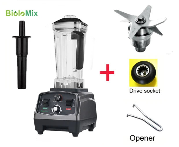 BioloMix 3HP 2200W Heavy Duty Grade Timer Blender - ElectronAge