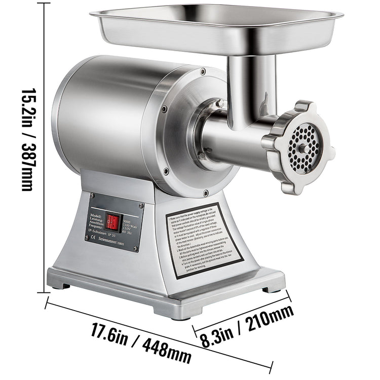 SucceBuy 122 Kg/H 250 KG/H Electric Meat Mincer - ElectronAge